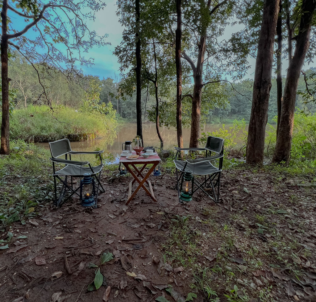Rukhad Jungle Camp Hilltop - firepit