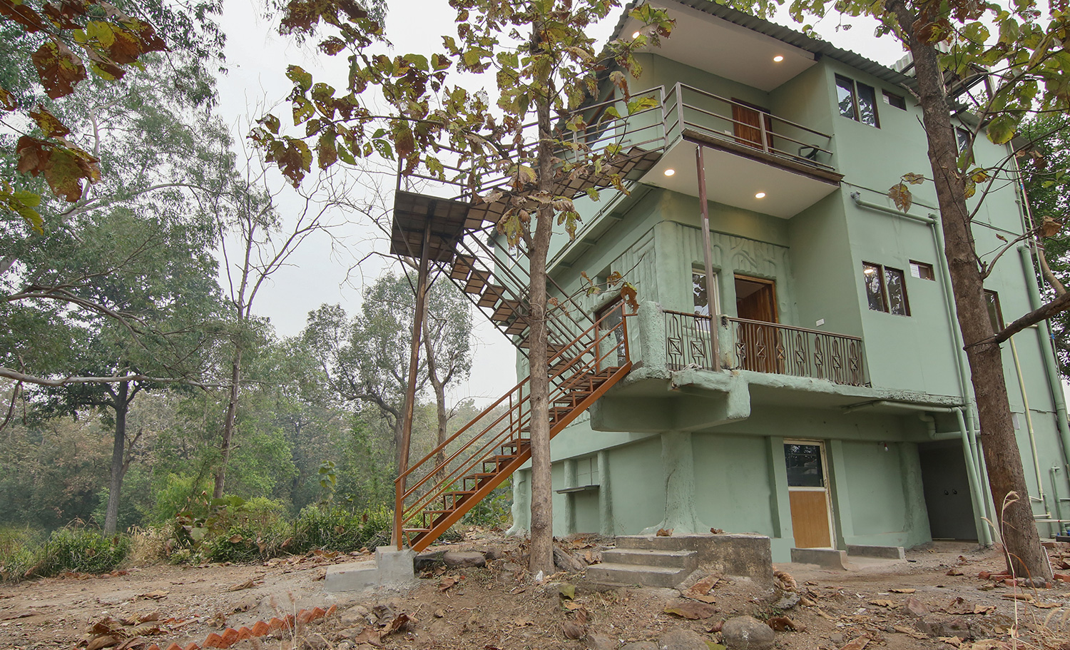Rukhad Jungle Camp Hilltop arrival